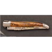 Couteau de poche Laguiole 12cm Pistachier par Le Fidèle