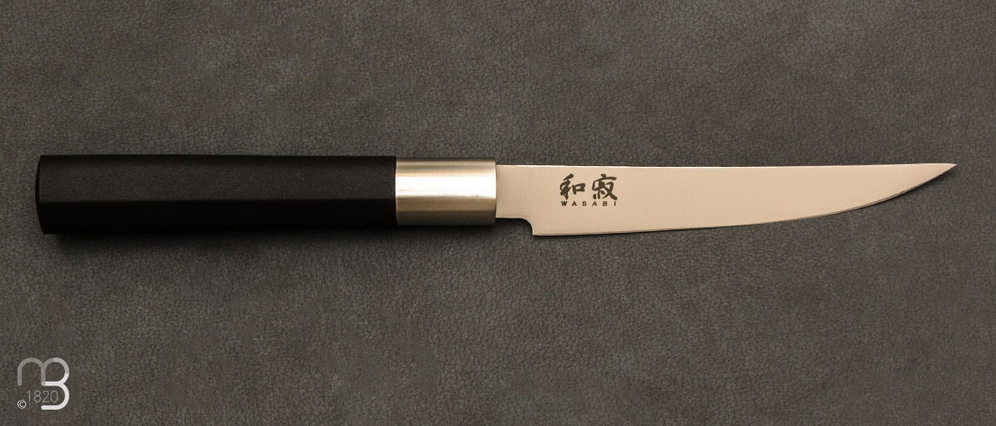 Couteau Japonais KAI Wasabi Black - Steak 11 cm - 6711S