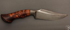   "Nightingale variation Knife" custom par Oliver Goldschmidt - Cerisier
