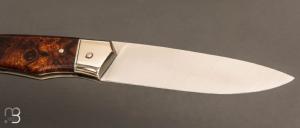   Couteau " 1820 2 pièces " custom par Mathieu Herrero - Bois de fer et lame en 14C28N