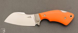 Couteau " 2.5 doigts " lock-back par Albin Deloison - G10 et lame en N690Co