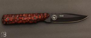 Couteau " Baby Wild " Edition Limitée 20 ans de Wildsteer - Cocobolo et 14c28n