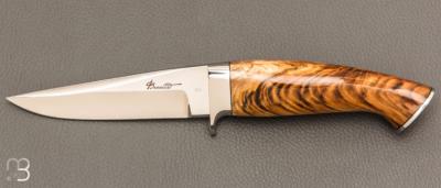  Couteau " C.I.C.C.C. " droit par Charlie Bennica - Pistachier térébinthe et RWL-34