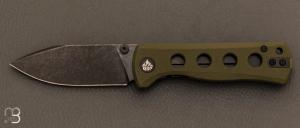  Couteau " CANARY " G10 olive green de QSP - QS150-F2