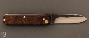  Couteau " Canif " XC75 et noyer 300 ans fait main par Frédéric Marchand