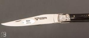   Couteau "Coquille 12 cm " par Laguiole en Aubrac - Ebène