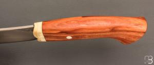  Couteau Droit de Jean Paul Sire - Mirabellier et lame forgée acier C130