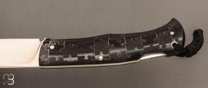   Couteau " Drop " custom lock-back par Raphaël Durand - G10 et RWL34