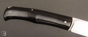 Couteau " Drop " slipjoint  custom par Raphaël Durand - G10 et RWL-34