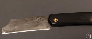   Couteau  " Eustache " piémontais par Geoffroy Gautier - Corne noire