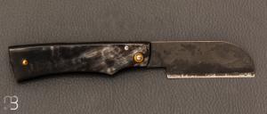  Couteau " Eustache " piémontais par Geoffroy Gautier - Corne noire