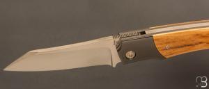    Couteau " Krypto " de Rémi Lavialle - Lame de Feu - Mammouth et RWL34