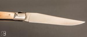    Couteau " Laguiole 12 CM " de Jérôme Lamic - Ivoire de mammouth et 14C28N