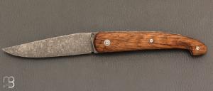   Couteau "Le Passager" de Pierre Thomas - Atelier Odae - Chêne brun microbillé