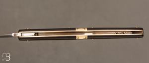   Couteau " Le Tonneau " par Mathieu Herrero - Ébène et XC100