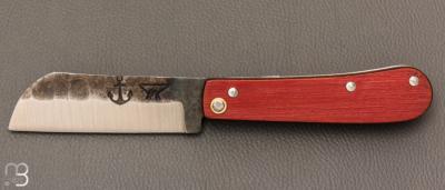 Couteau " London " fait main par Frédéric Marchand - XC75 et chêne