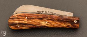  Couteau de poche " London " hêtre échauffé par Le Fidèle