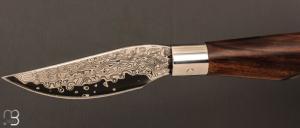Couteau " Masunin " par Roberto Ottonello - Bois de fer et Damas