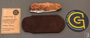 Couteau " Noblat V3 " custom de Gaël Chevalier - Bouleau de Carélie