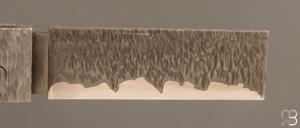 Couteau " O²  Texturé ressort invisible " par Nicolas Couderc - RWL-34