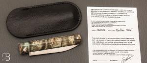 Couteau " L'Olonnois " de L'atelier du capitaine - Bouleau Madré