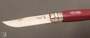 Couteau Opinel N°8 Baroudeur Grenat
