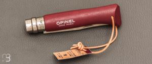 Couteau Opinel N°8 Baroudeur Grenat