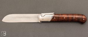  " Palanquille " custom knife by Glenn Guillou - Ironwood and VG-10 Suminagashi