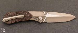 Couteau " RT-Meteor-RTPT-D " par Remette RT - Titane et lame en M390