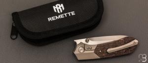 Couteau " RT-Meteor-RTPT-D " par Remette RT - Titane et lame en M390