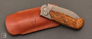 Couteau " Safari " par Éric Parmentier - Frêne et RWL34