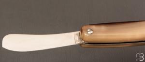   Couteau "Tartineur 2 pièces " par J. Mongin - Corne blonde