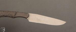   Couteau " Tissk" fixe par Bastards Knives X Christophe Verstappen