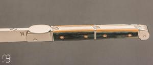 Couteau " Yssingeaux" par Romain Alvarez - RWL34 et ivoire de mammouth