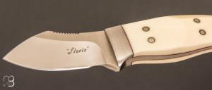   Couteau droit " Rabbit Skinner " par Florian Berthoud - Floris - G10 et CPM-154