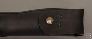 Couteau de poche modèle Jean Guy 18 cm en corne de buffle par Mongin