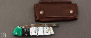  Couteau " Piémontais " XC75 et planche de skate fait main par Frédéric Marchand