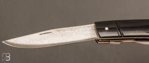  Couteau " 12A PERO " fait main par Denis Lagarde - Corne de buffle
