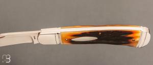   Couteau « Back Pocket » de Bill Ruple - Bois de cerf et W2