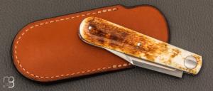 Couteau " Barlow" custom de Jean Baptiste Leveque