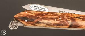  Couteau Laguiole en Aubrac modèle "Bee Back” bois d'Aubrac