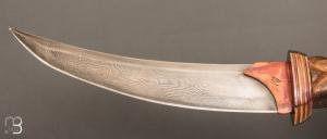   Couteau " Carved Oosic Persian Tanto " custom par Mardi Meshejian