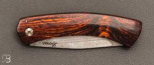   Couteau de poche Corse Cocobolo de Jean-Jacques Bernet