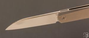  Couteau " Dreit " custom par Philippe Jourget - Titane et RWL34