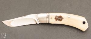  Couteau  " Eclipse #0 " par Aleksandr Vetrov - Micarta / M390