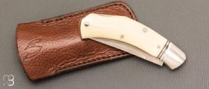   Couteau  " Fox #0 Lock Back" par Aleksandr Vetrov - Micarta / M390