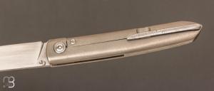  Couteau " Frame-Lock custom " par Grégory Picard - Titane et S45VN