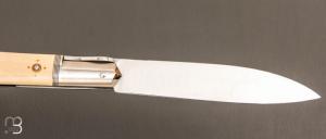    Couteau " Issoire 2 pièces " par Romain Alvarez - RWL34 et ivoire de mammouth