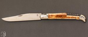 Couteau " Laguiole 3 pices " par Romain Alvarez - RWL-34 et mammouth