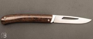 Couteau " Le 26 " par MTBlades Benjamin Thuillier - Paperstone et lame en 14C28